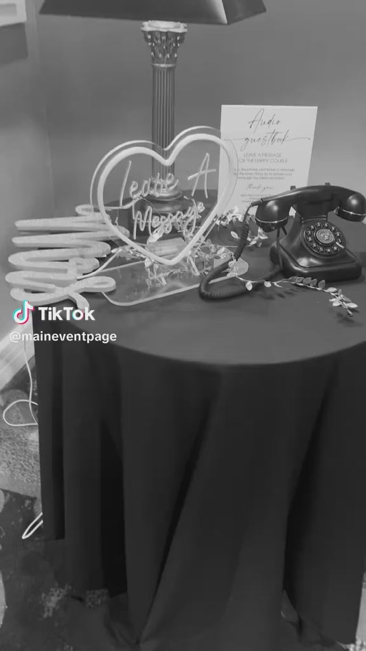Phone Audio Guest Book Rental